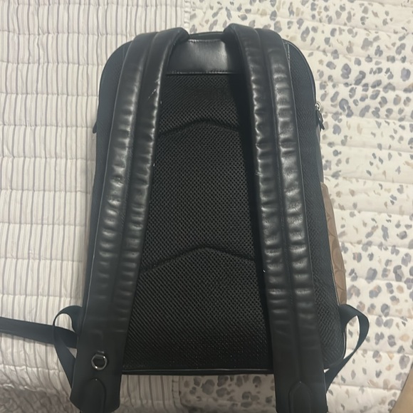 Coach Graham Backpack In Blocked Signature Canvas Varsity Stripe Bag, used once.